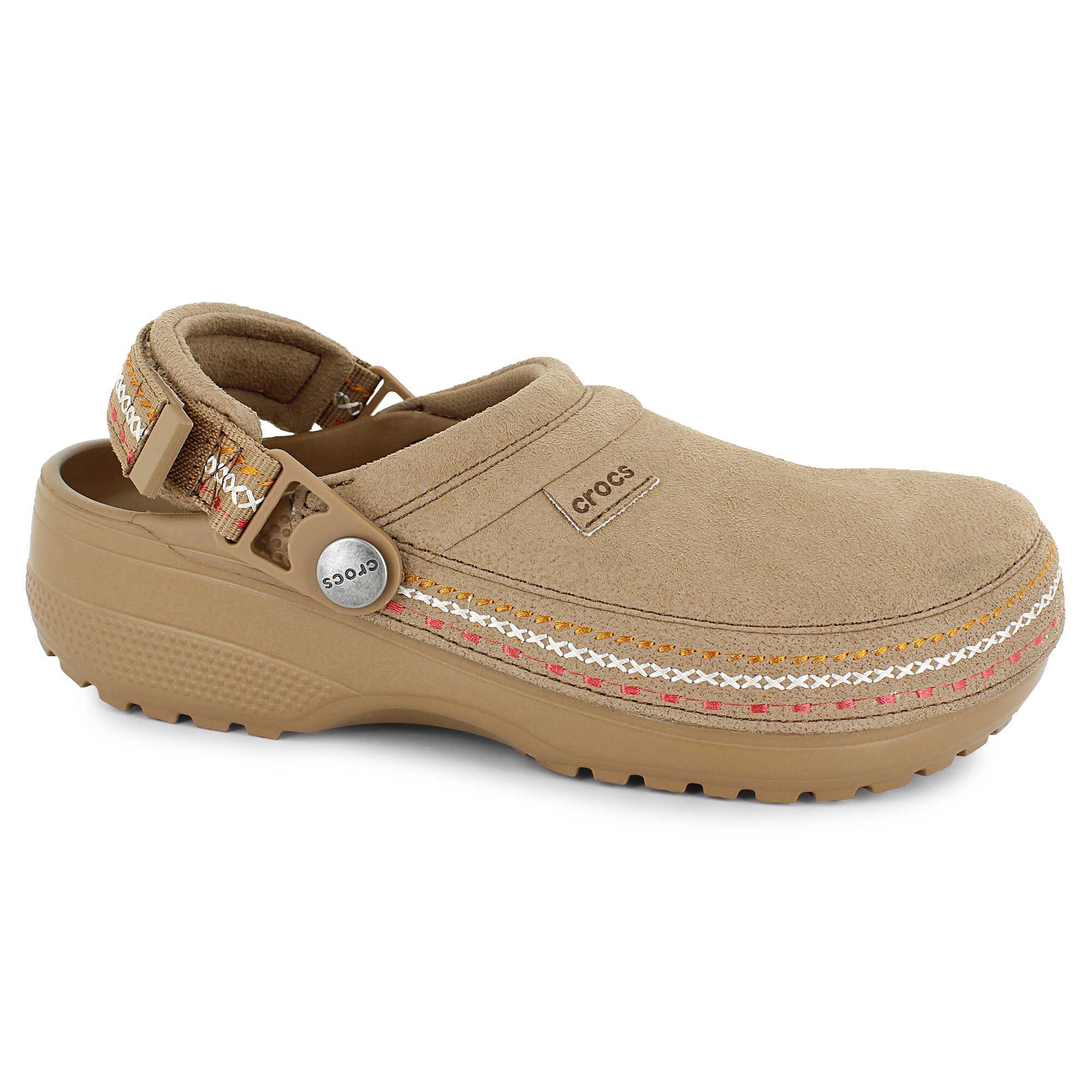 Crocs Crafted Vegan Suede Stitch Clog-K Right Side View