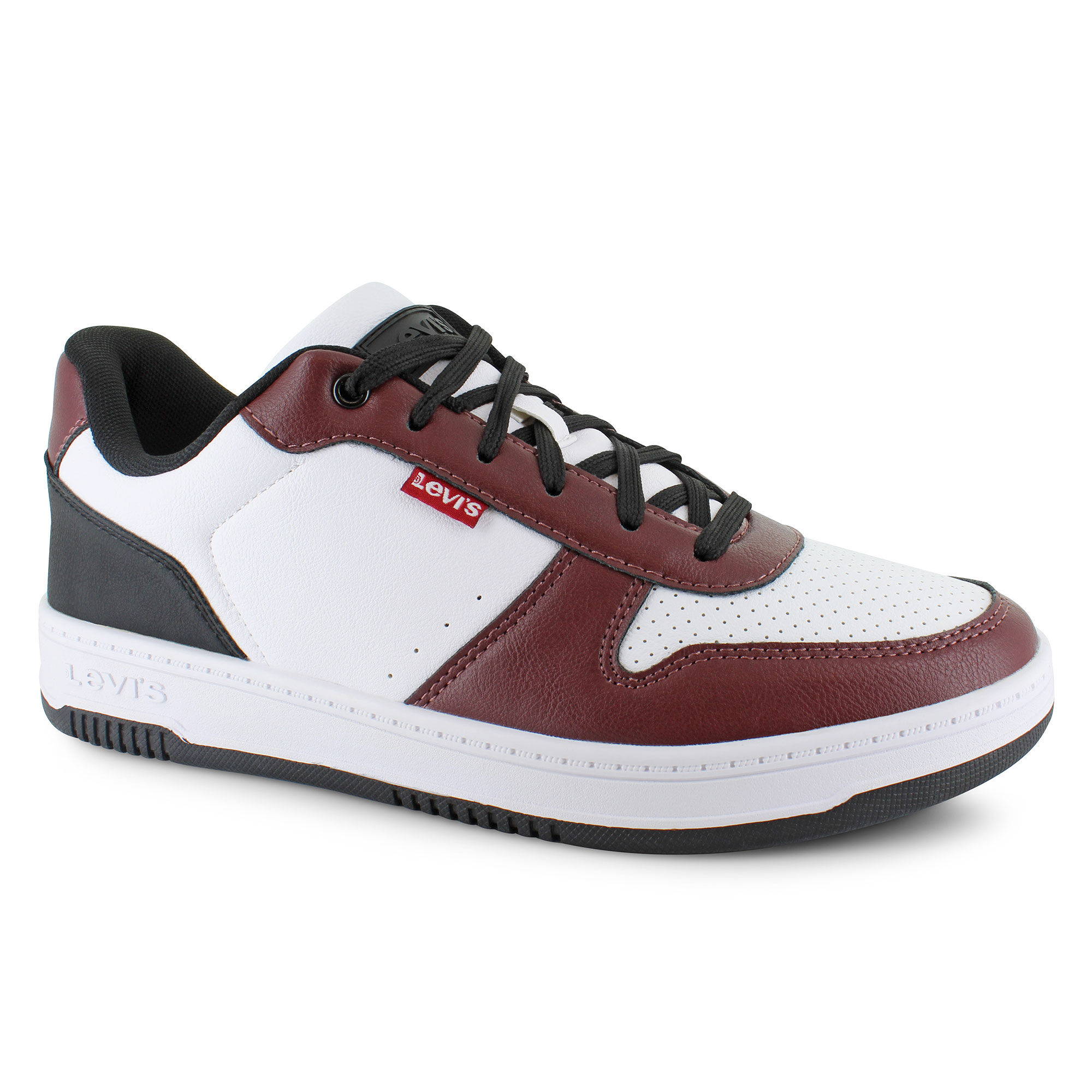Burgundy store levi shoes