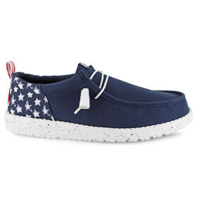 Patriotic Footwear and Accessories HEYDUDE Wally Funk Americana Stars Right Side View