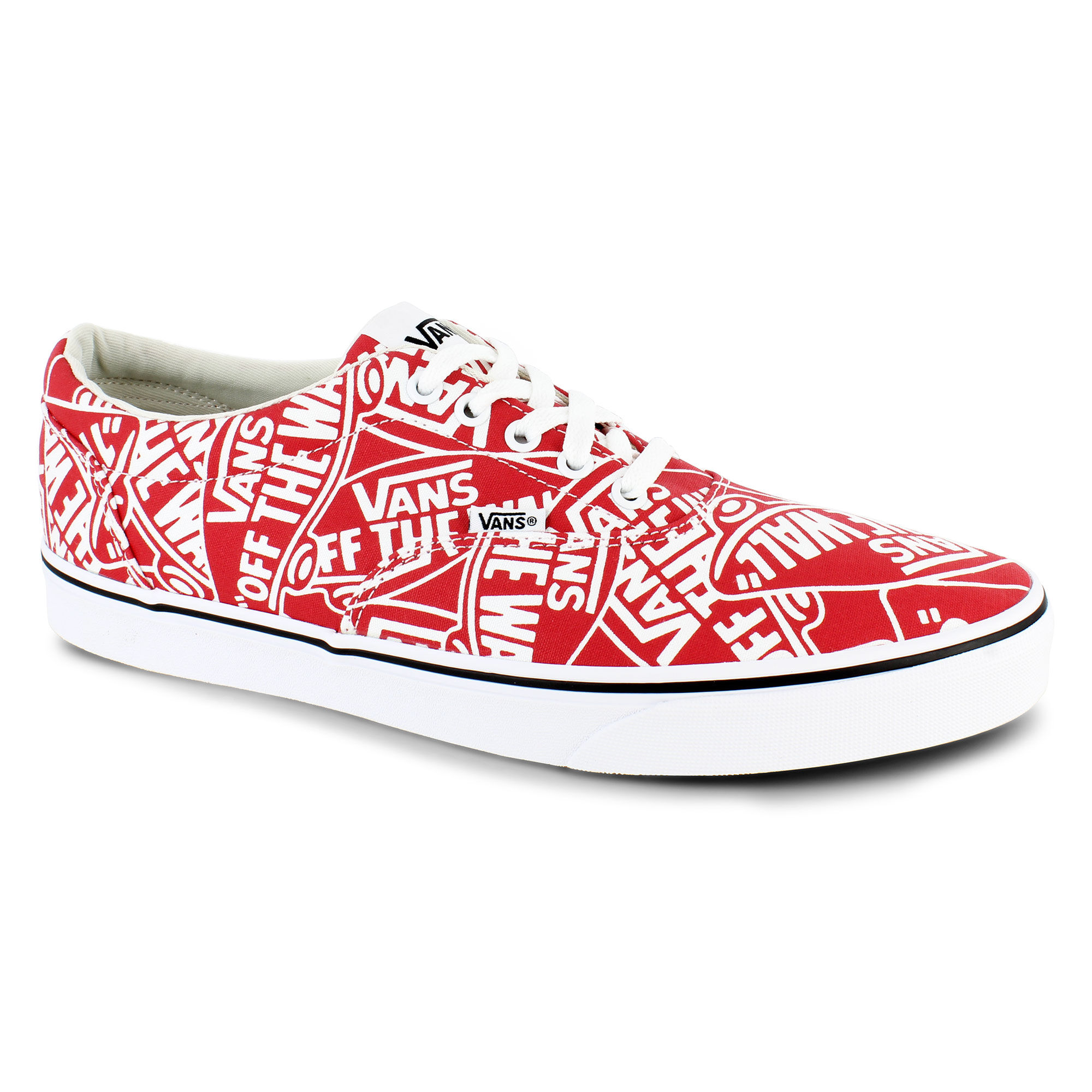 vans off the wall red and white