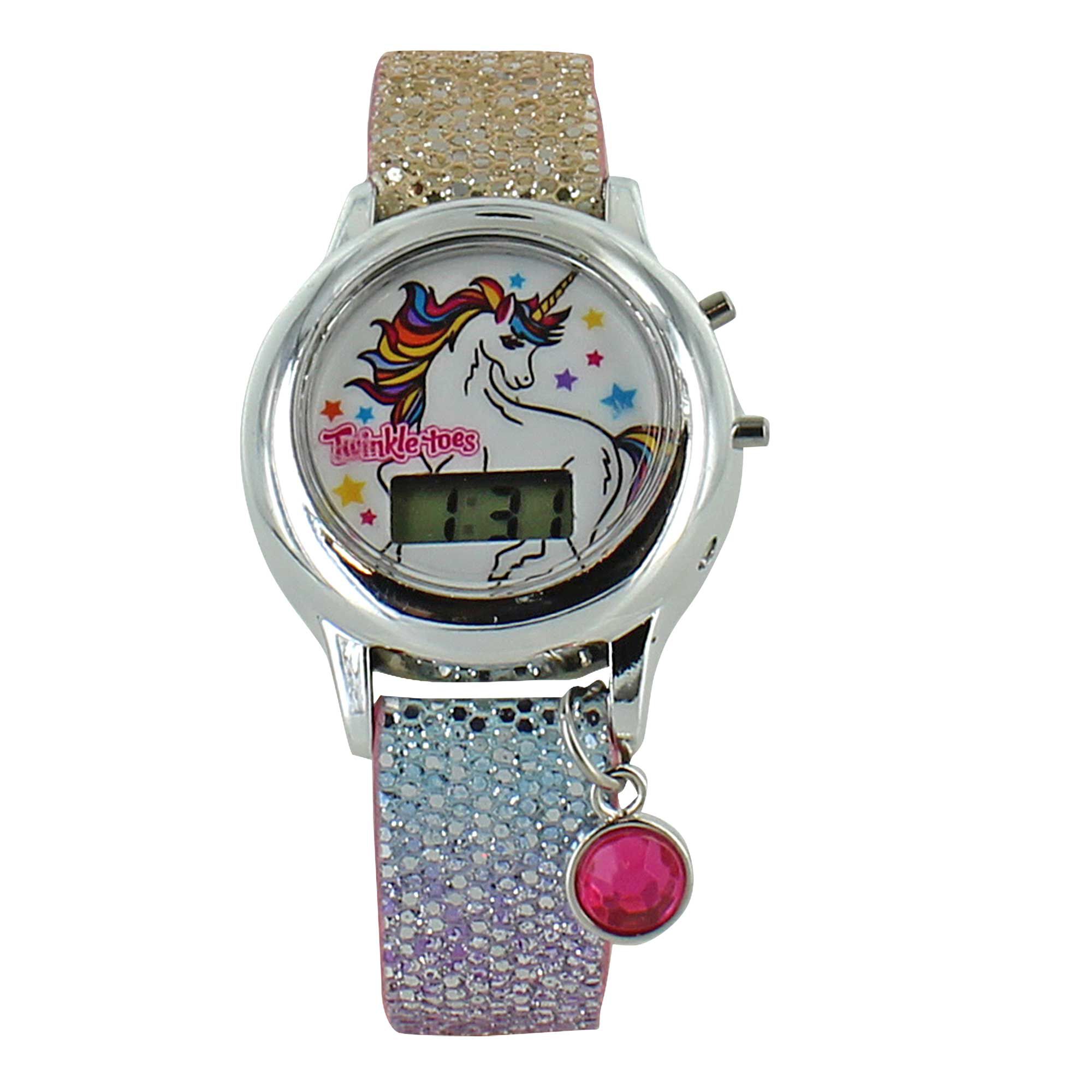 Twinkle Toes By Skechers Digital Unicorn Watch Front View