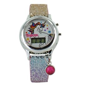 Watches Twinkle Toes By Skechers Digital Unicorn Watch Front View