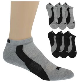 Socks Men's PUMA Premium Low-Cut Sock 6-Pair Pack Side View With Package