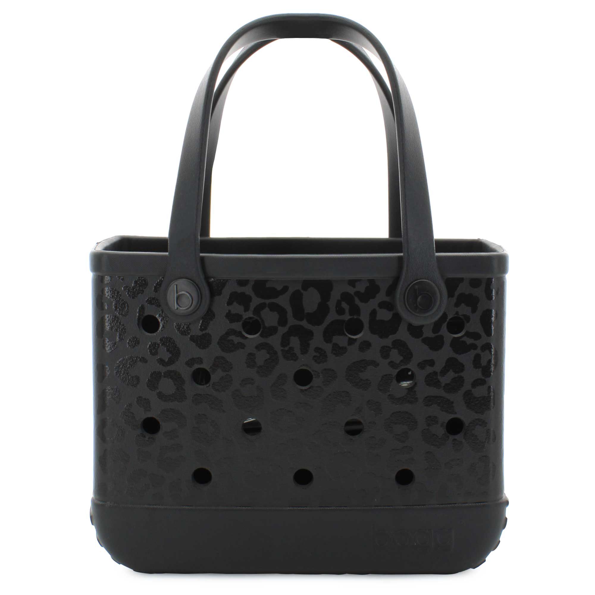 Bogg Bags Onyx Leopard Bitty Bogg Bag Front View
