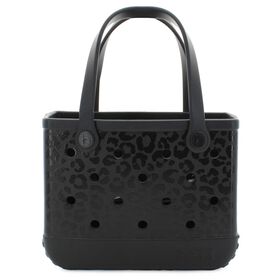 Handbags Bogg Bags Onyx Leopard Bitty Bogg Bag Front View