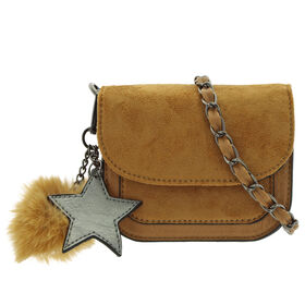  Sam & Hadley Mini Faux-Suede Handbag Front View