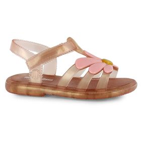 Jelly Sandals Mini Melissa Hip Bloom Right Side View