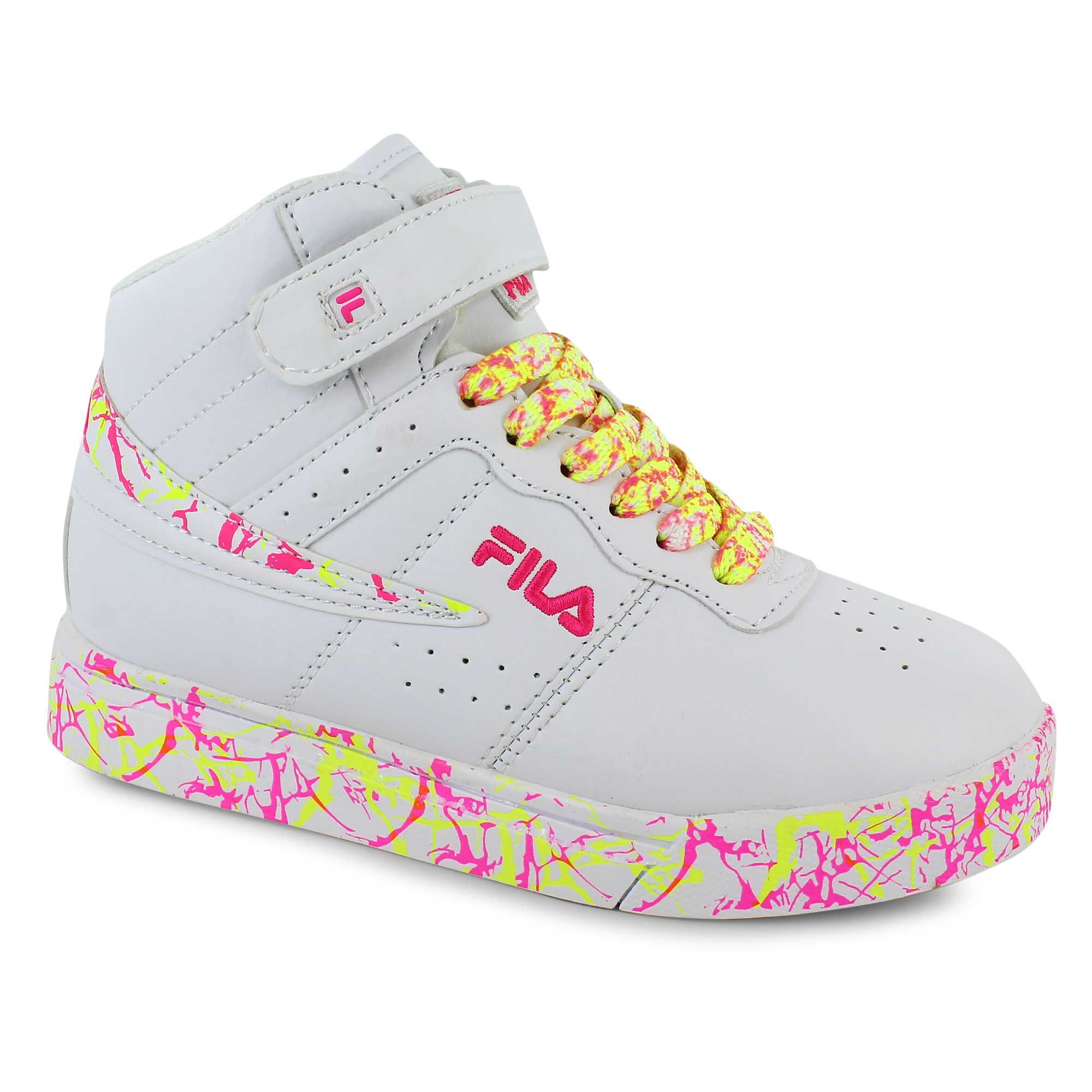 pink high top filas
