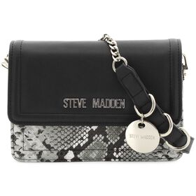  Steve Madden BSIGRID Faux-Snakeskin Crossbody Front View