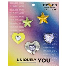  Crocs Jibbitz Meta Stars And Hearts 5-Pack Front Package View
