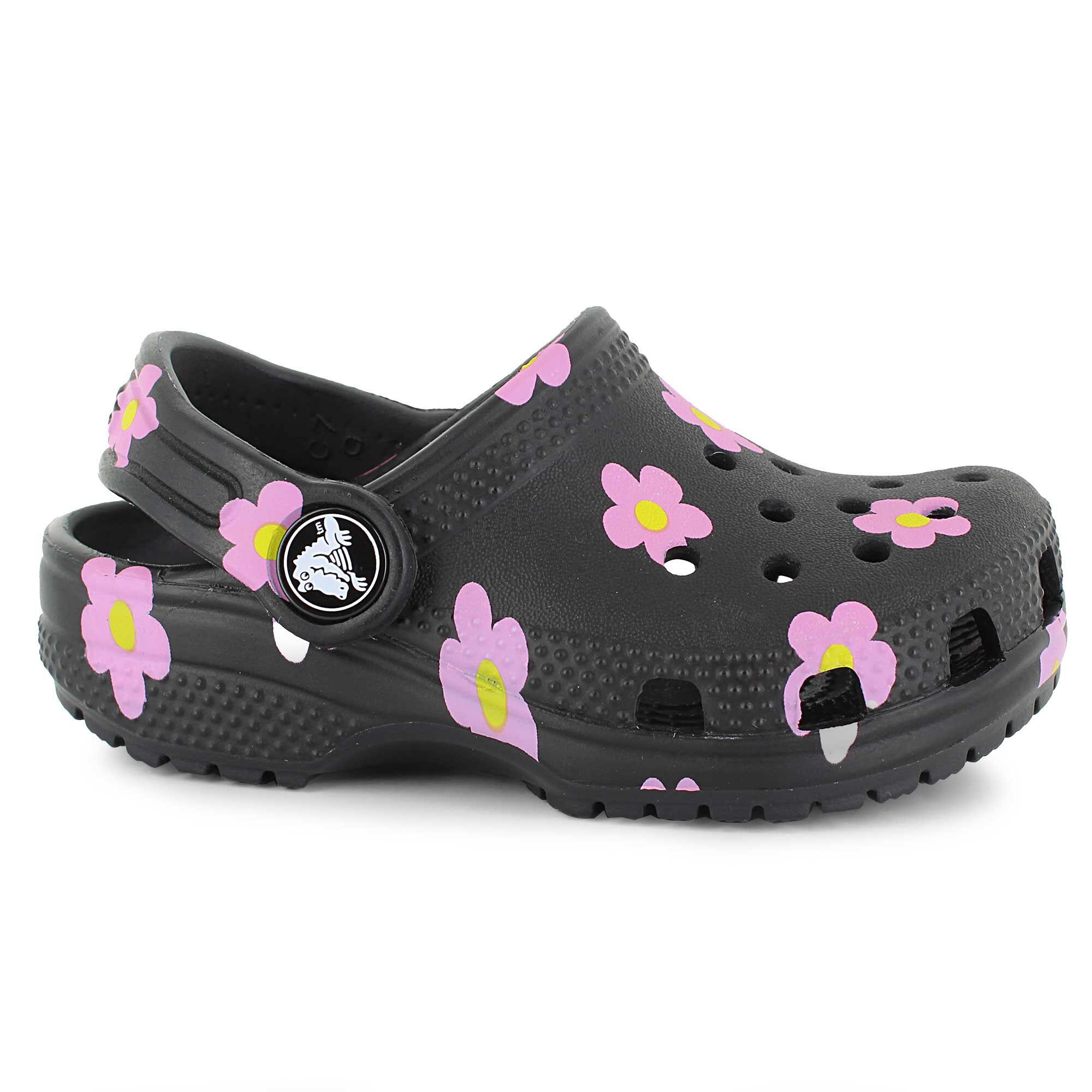 Crocs Flower Classic Clog-T Right Side View
