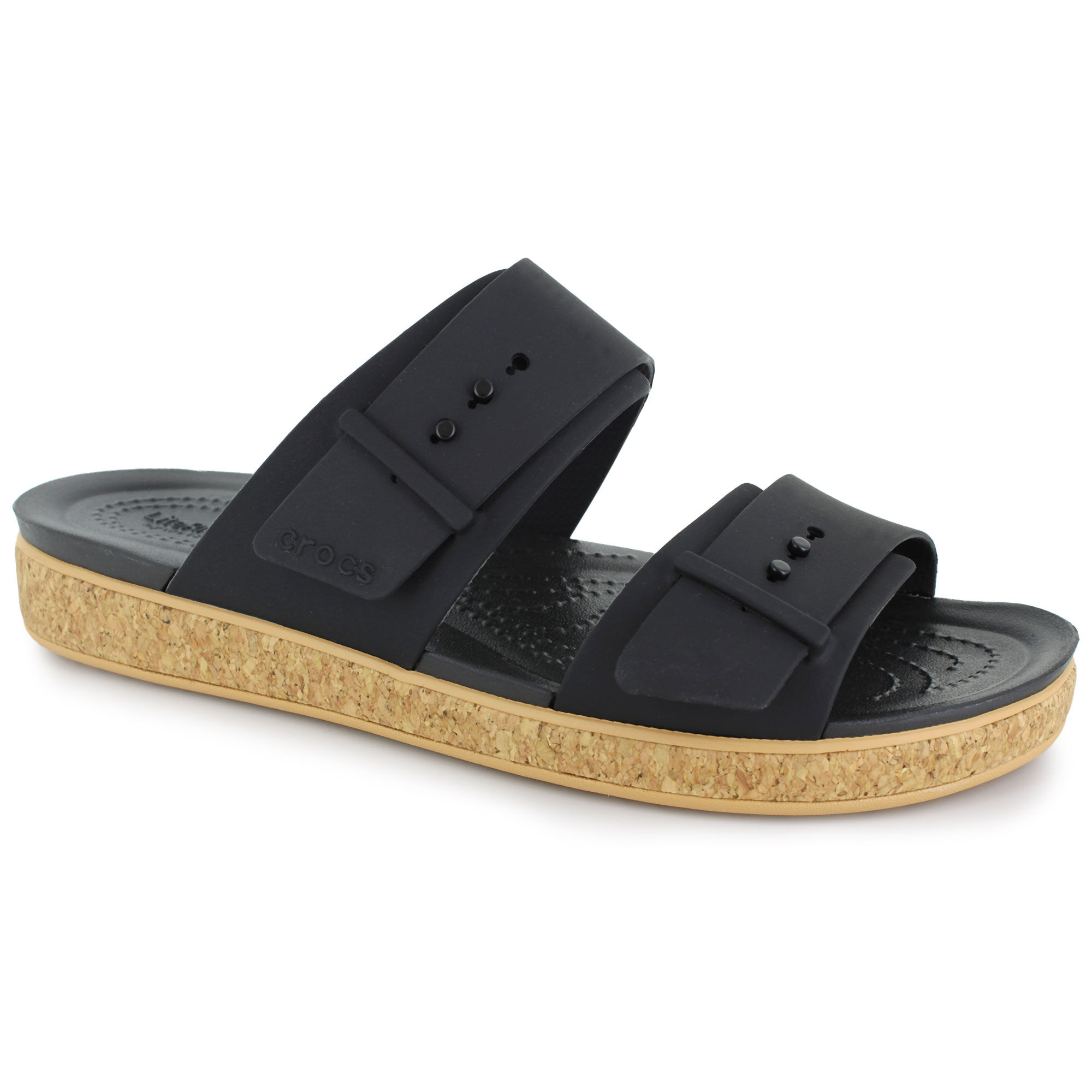 Crocs Brooklyn Cork Buckle Low Low Right Side View