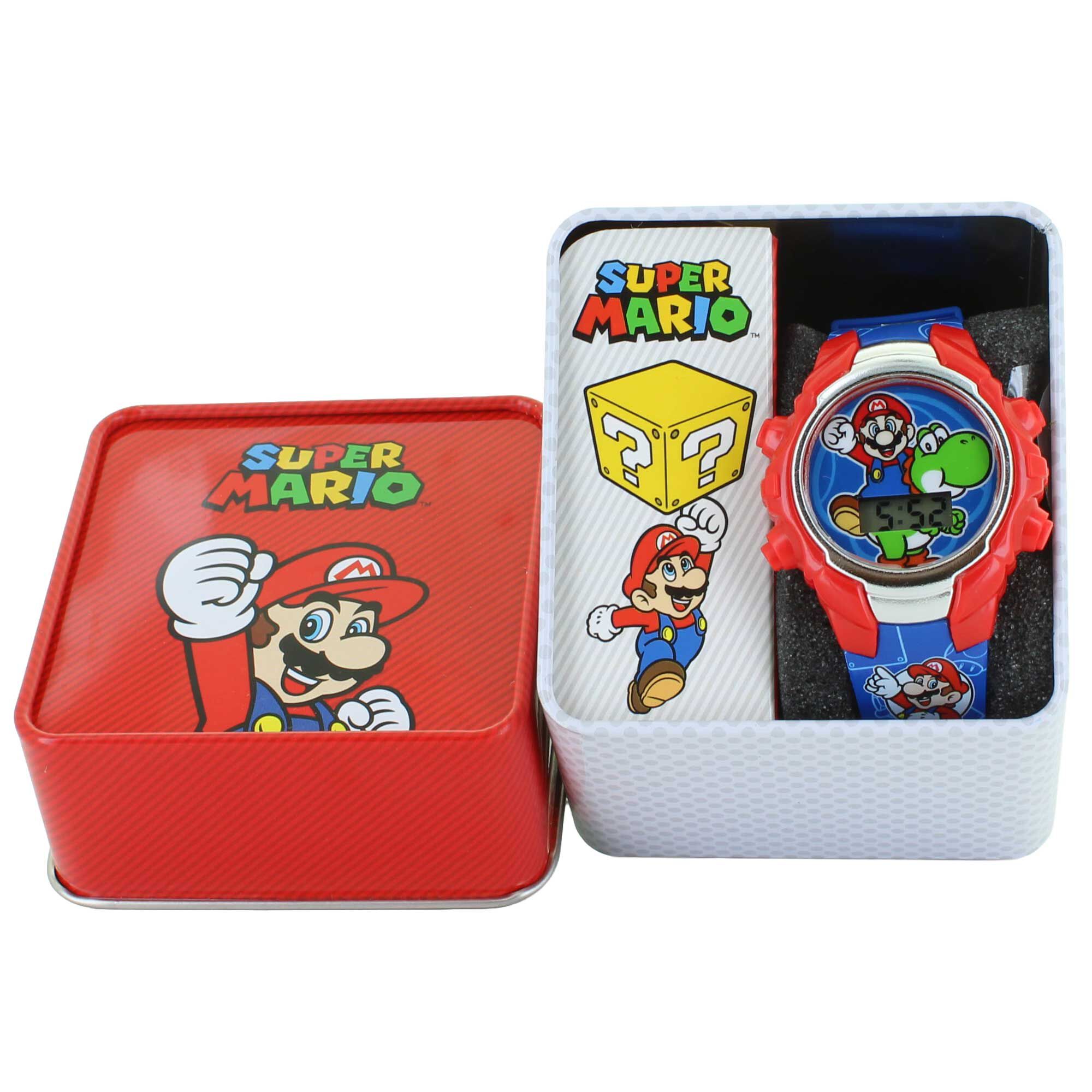Super Mario Watch With Flashing Lights Front View