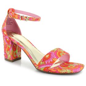 Matching Shoes & Handbags Chelsea Moreland Gala Print Right Side View