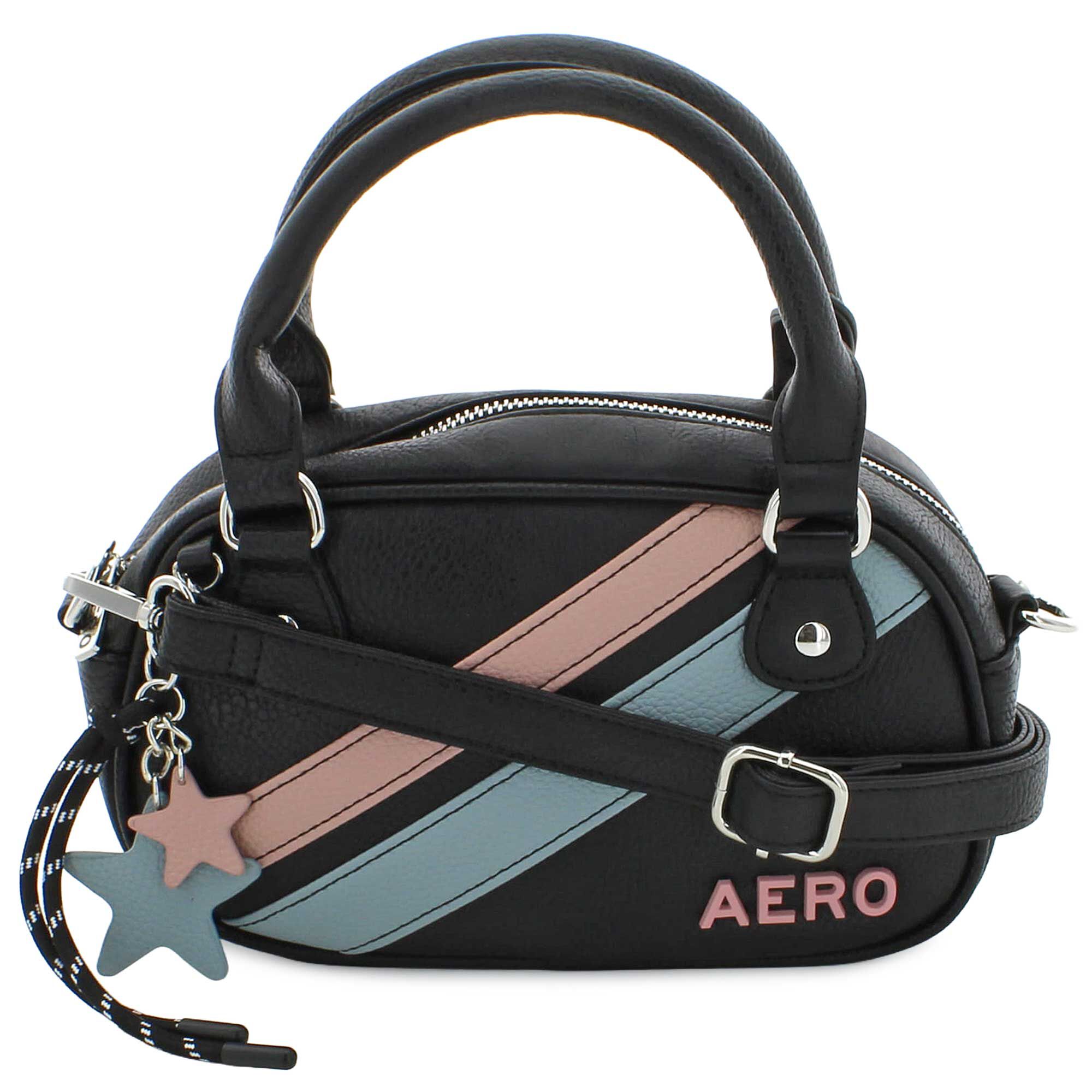 Aeropostale Kylie Stripe Satchel Front View