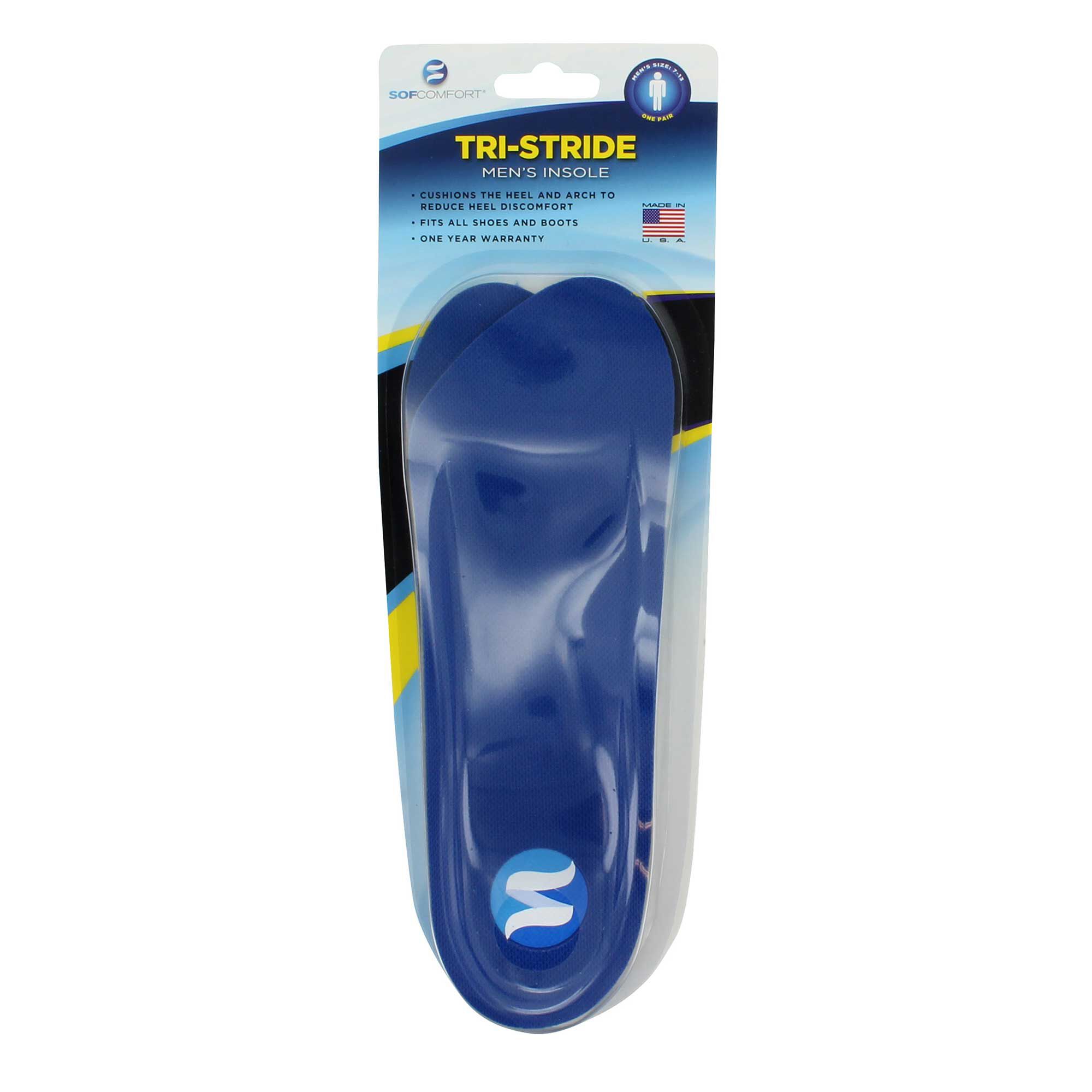 SOF COMFORT Tri Stride Insole Front Package View