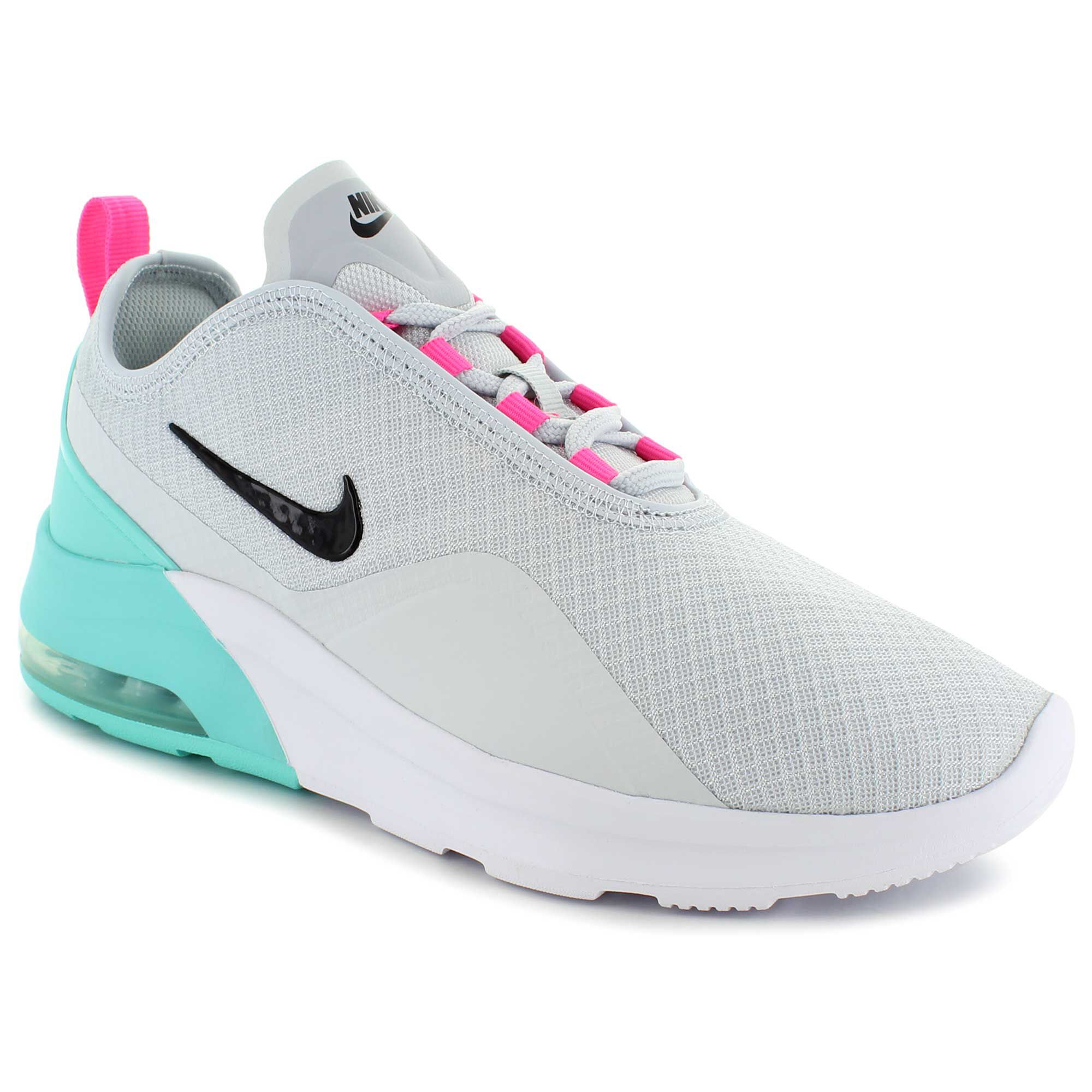 Girls Athletic Shoes WHITE Silver Accent EASY FASTEN Lt Weight 12 13 1 2 3 4 5 6