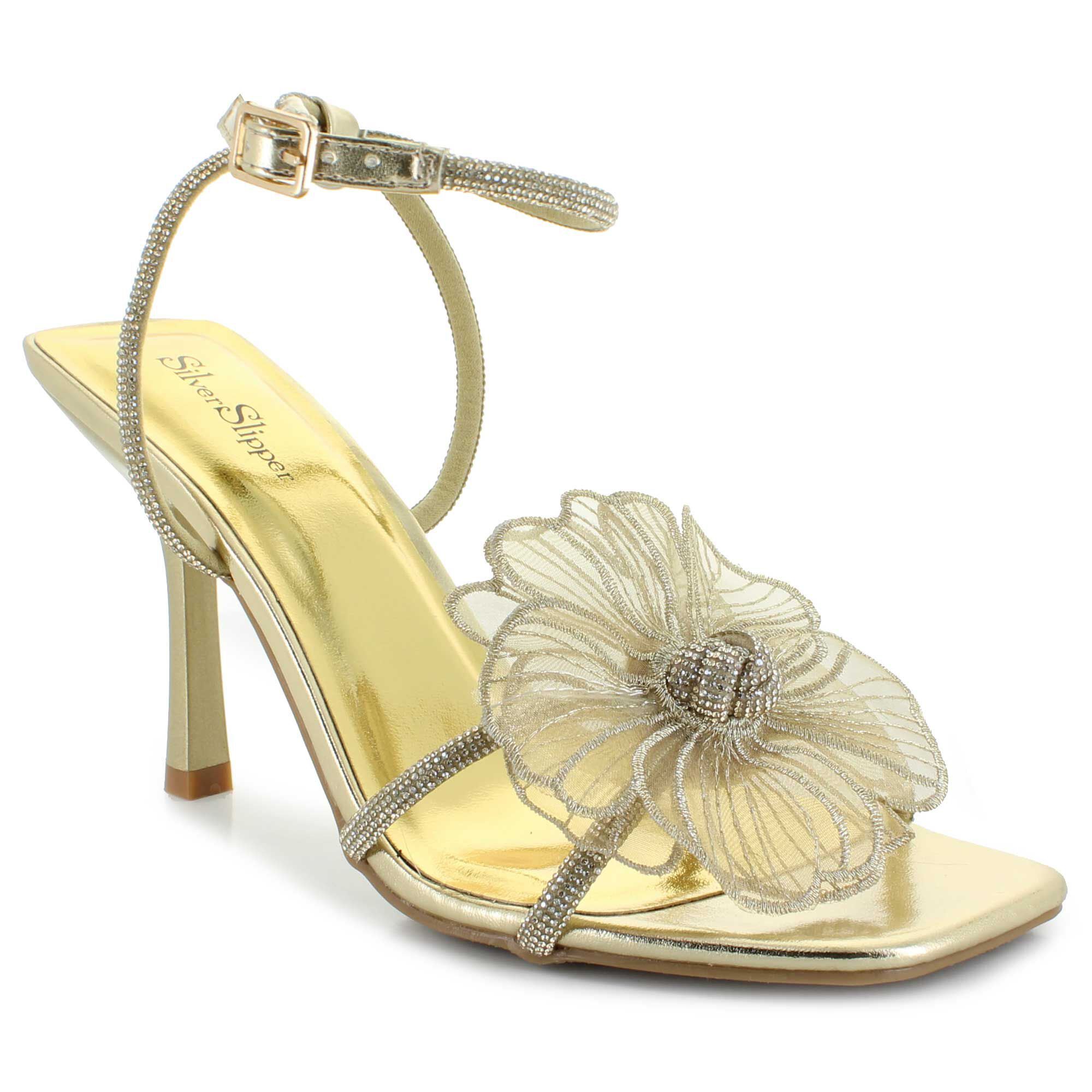 Shoe show gold heels outlet