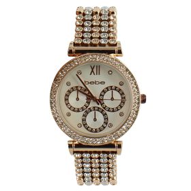 Watches bebe Faux-Diamond Watch Front View