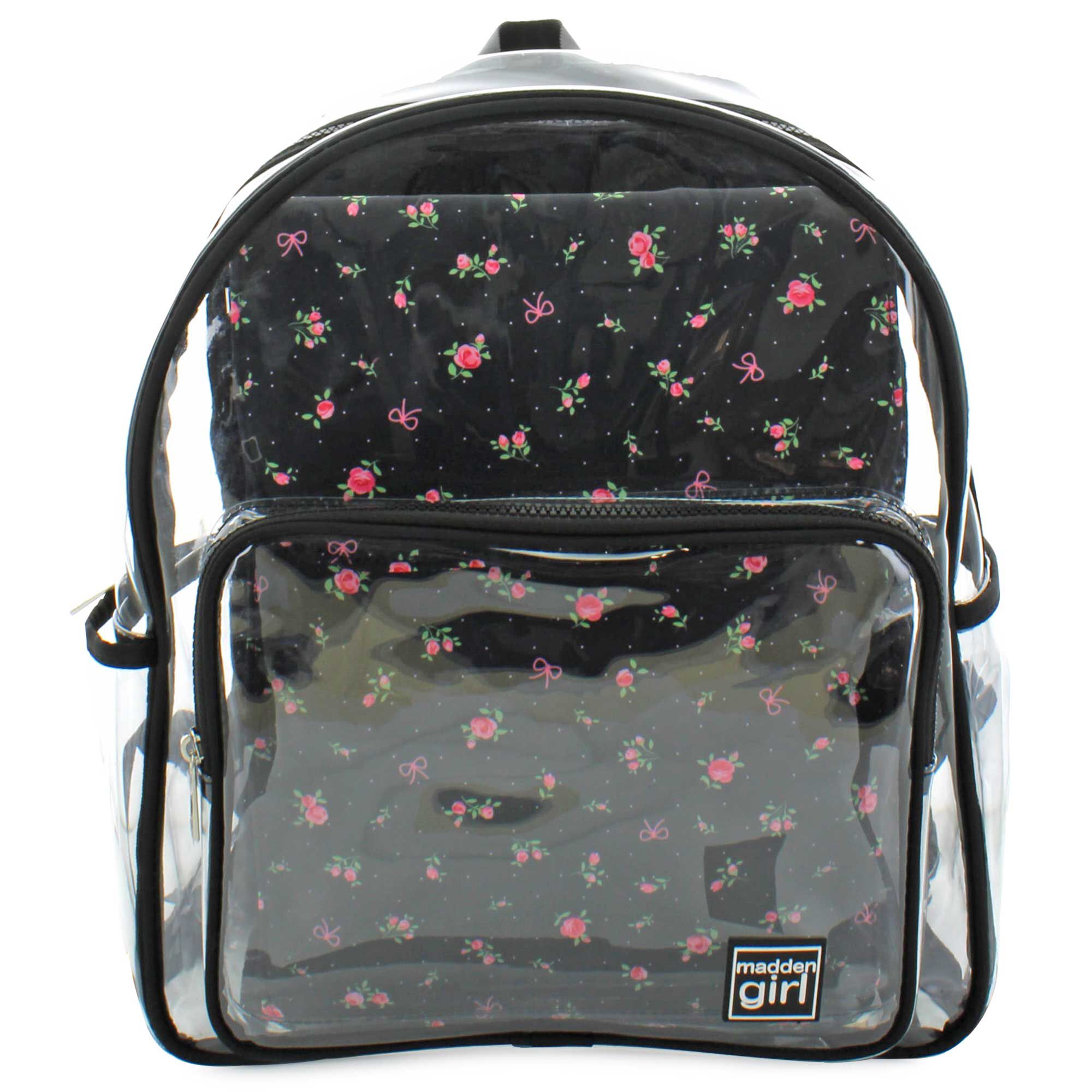Madden Girl Backpack With Laptop Sleeve Front Set View