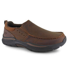 Brown Shoes Skechers Relaxed Fit: Expended - Seveno 66146 Right Side View