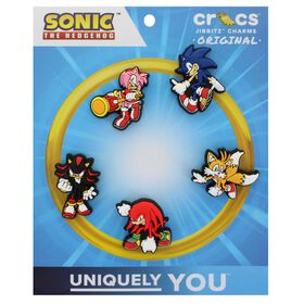 Crocs Jibbitz Crocs Jibbitz Sonic The Hedgehog 5-Pack Front Package View