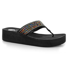 Wedges and Platforms Yellow Box Redondo Right Side View