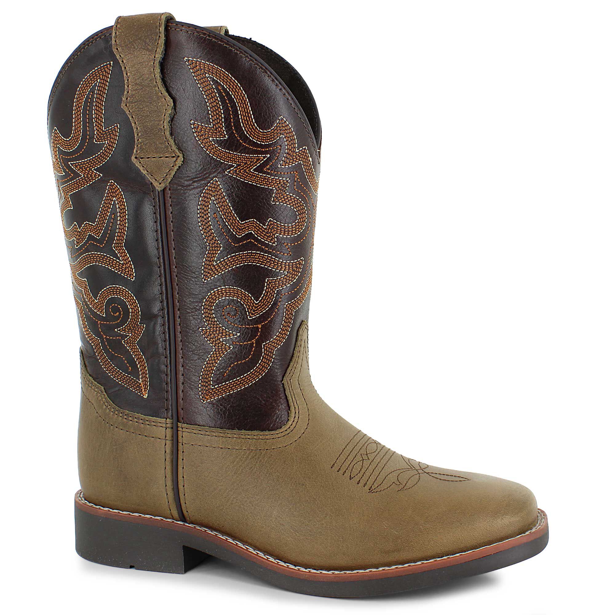 Rodeo Ropers Leather Square Toe Right Side View