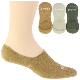  Men's HEYDUDE Marled No-Show 3-Pair Pack Side View With Package