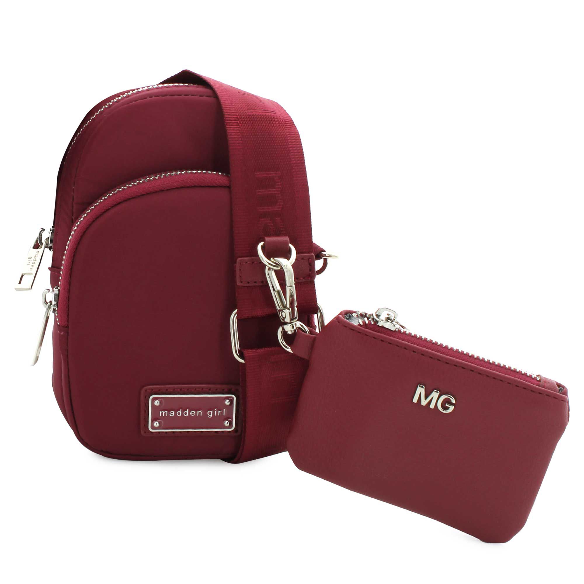 Madden Girl Nylon Crossbody Front View