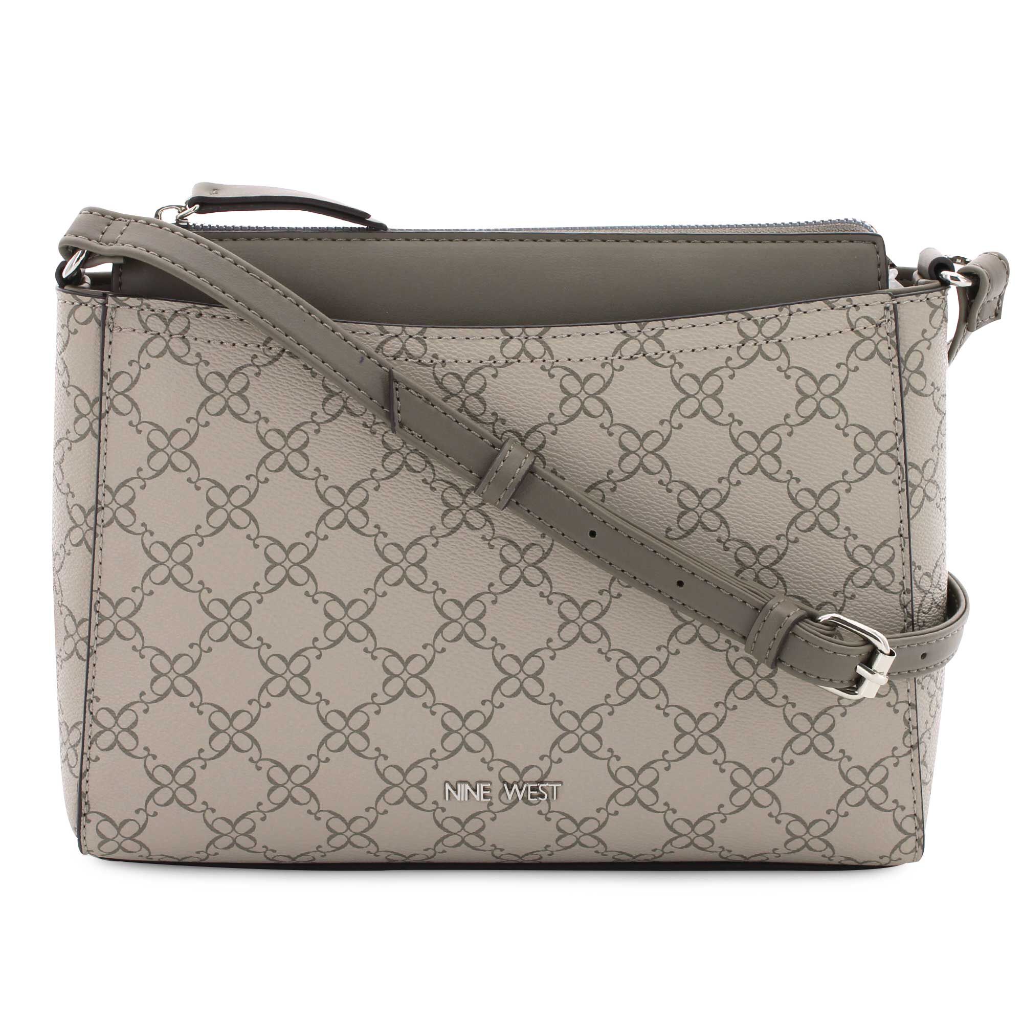 Nine West Bowie Signature Crossbody Front View