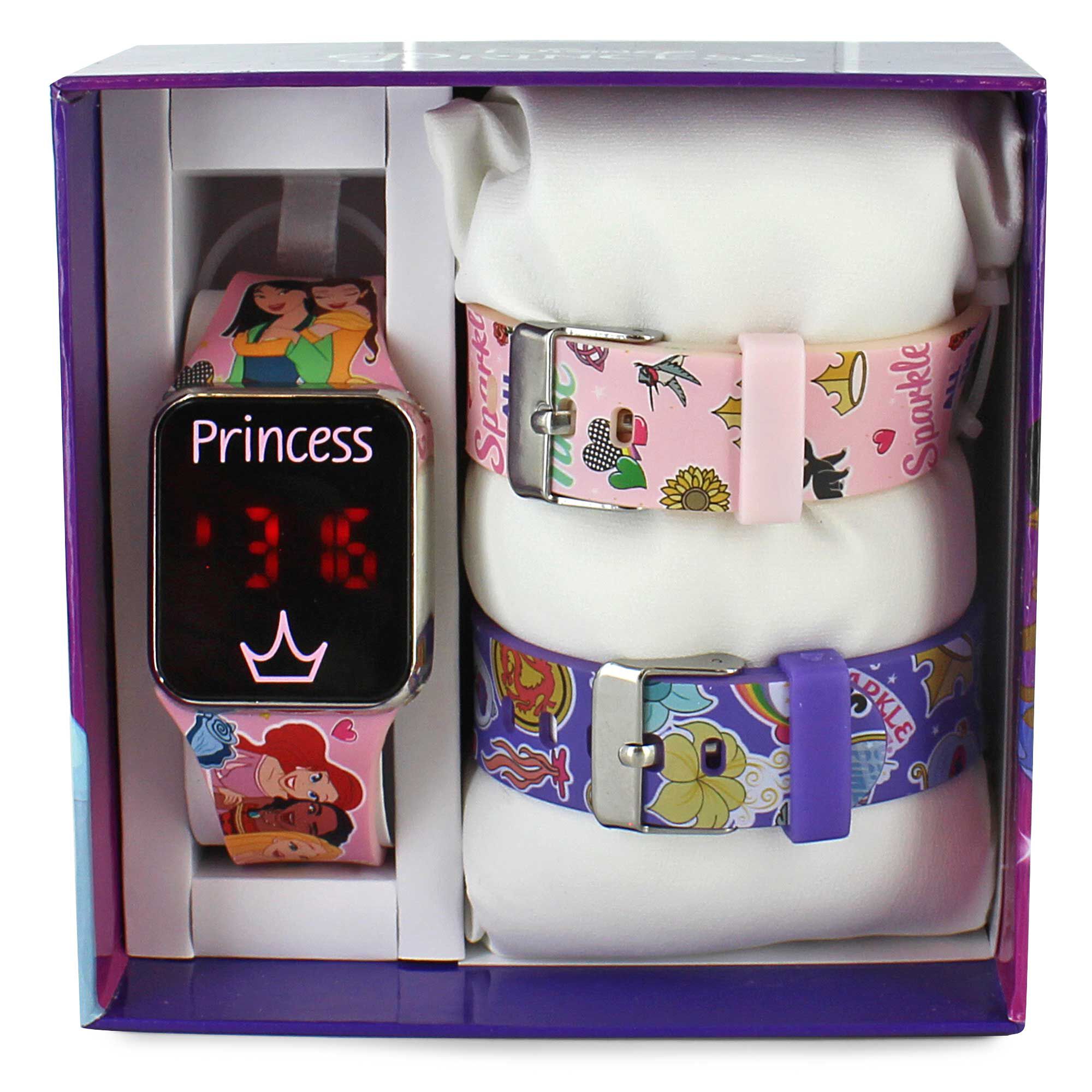 Disney Princess Watch And Interchangeable Band Set Front Set View