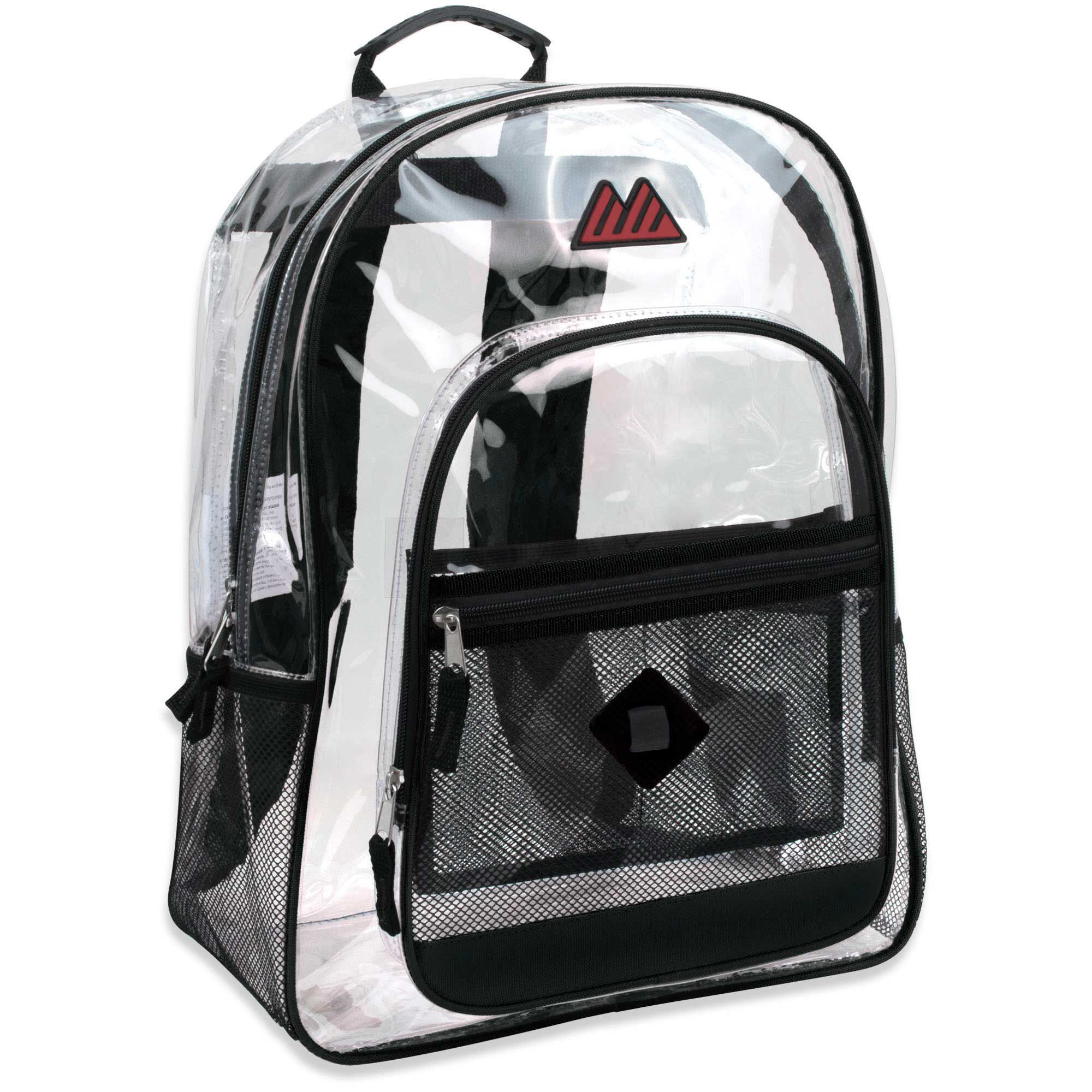 Summit Ridge Clear Backpack Front View