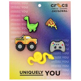 Crocs Jibbitz Crocs Jibbitz Boys Rock 5-Pack Front Package View