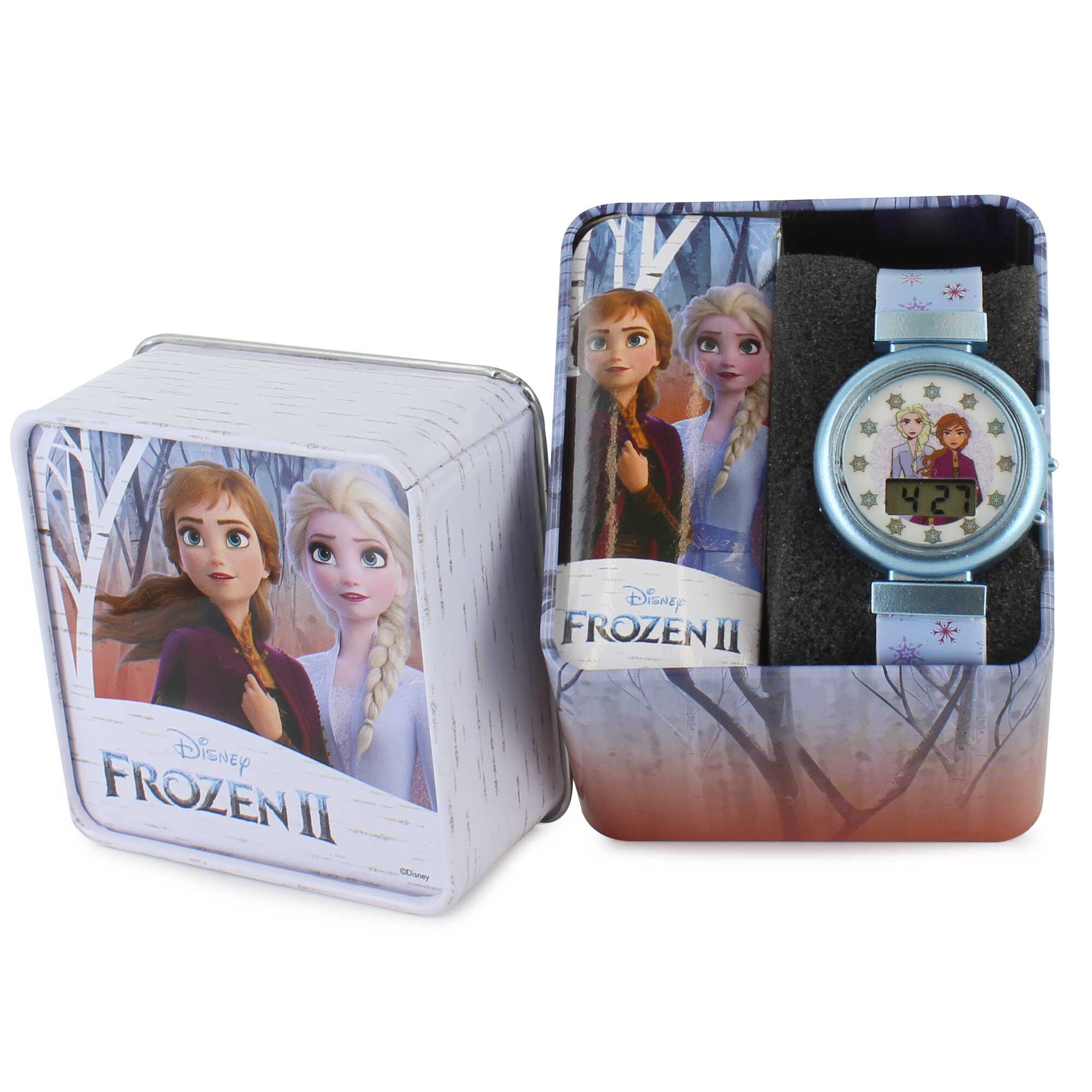 Disney Frozen Digtal Watch With Reversible Strap Front Tin View