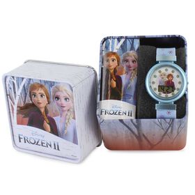 Watches & Jewelry Disney Frozen Digtal Watch With Reversible Strap Front Tin View