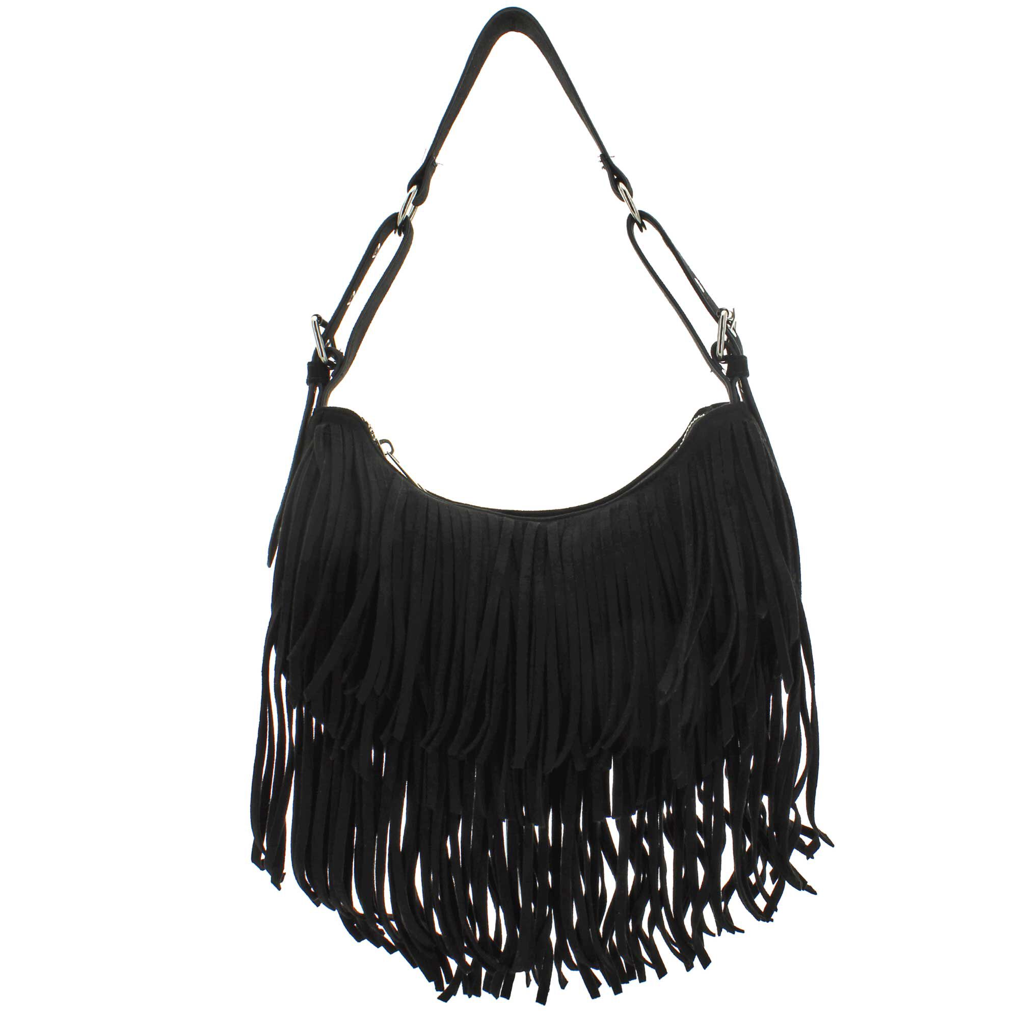Madden Girl Fringe Shoulder Bag Front View