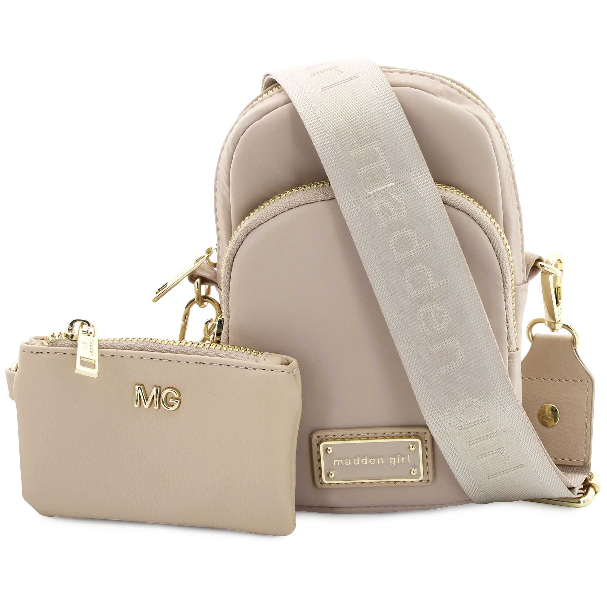 Madden Girl Nylon Crossbody Front View
