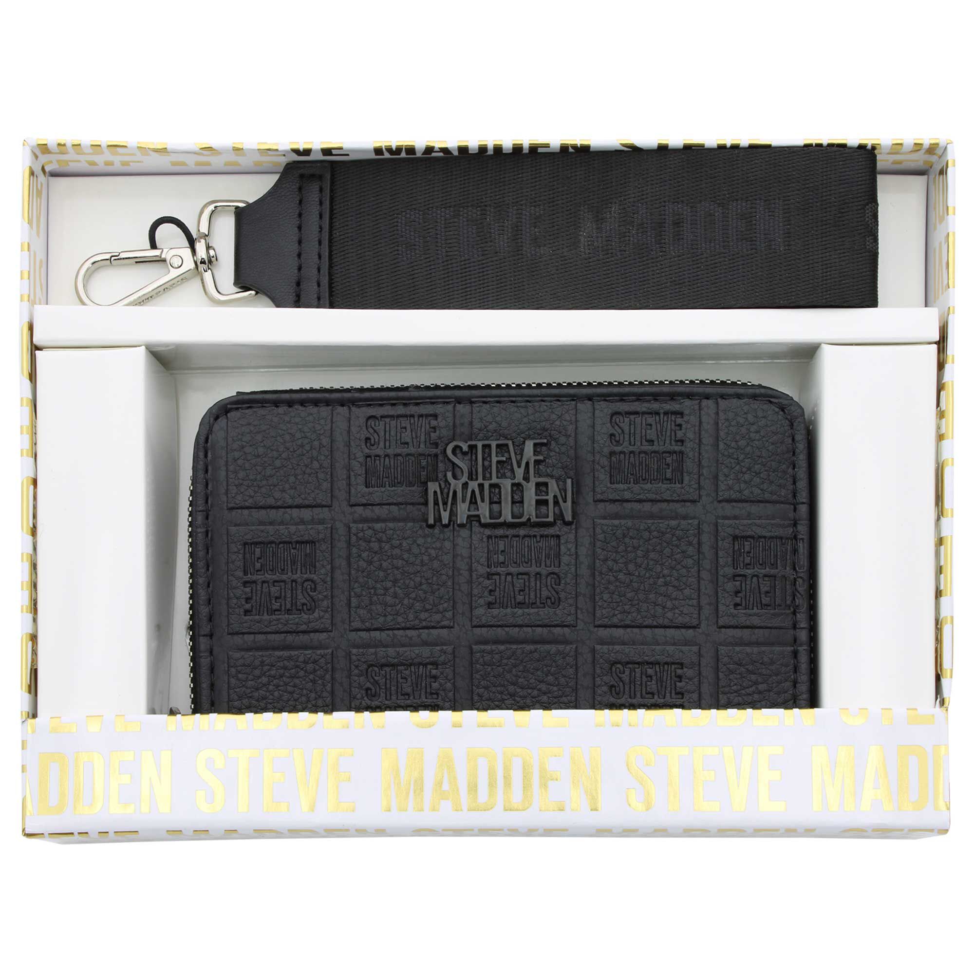 Steve Madden Boxed Wallet/Wristlet Gift Set Front View