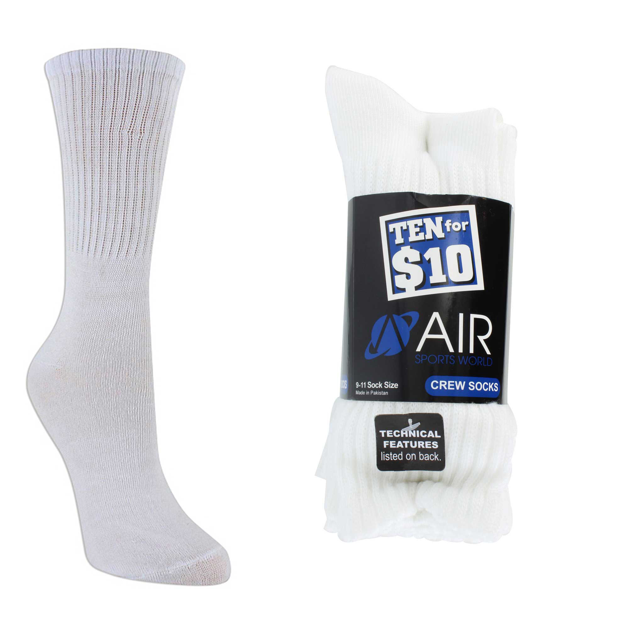 Kids' Air Sports World  Crew 10 For $10 Side View And Pack