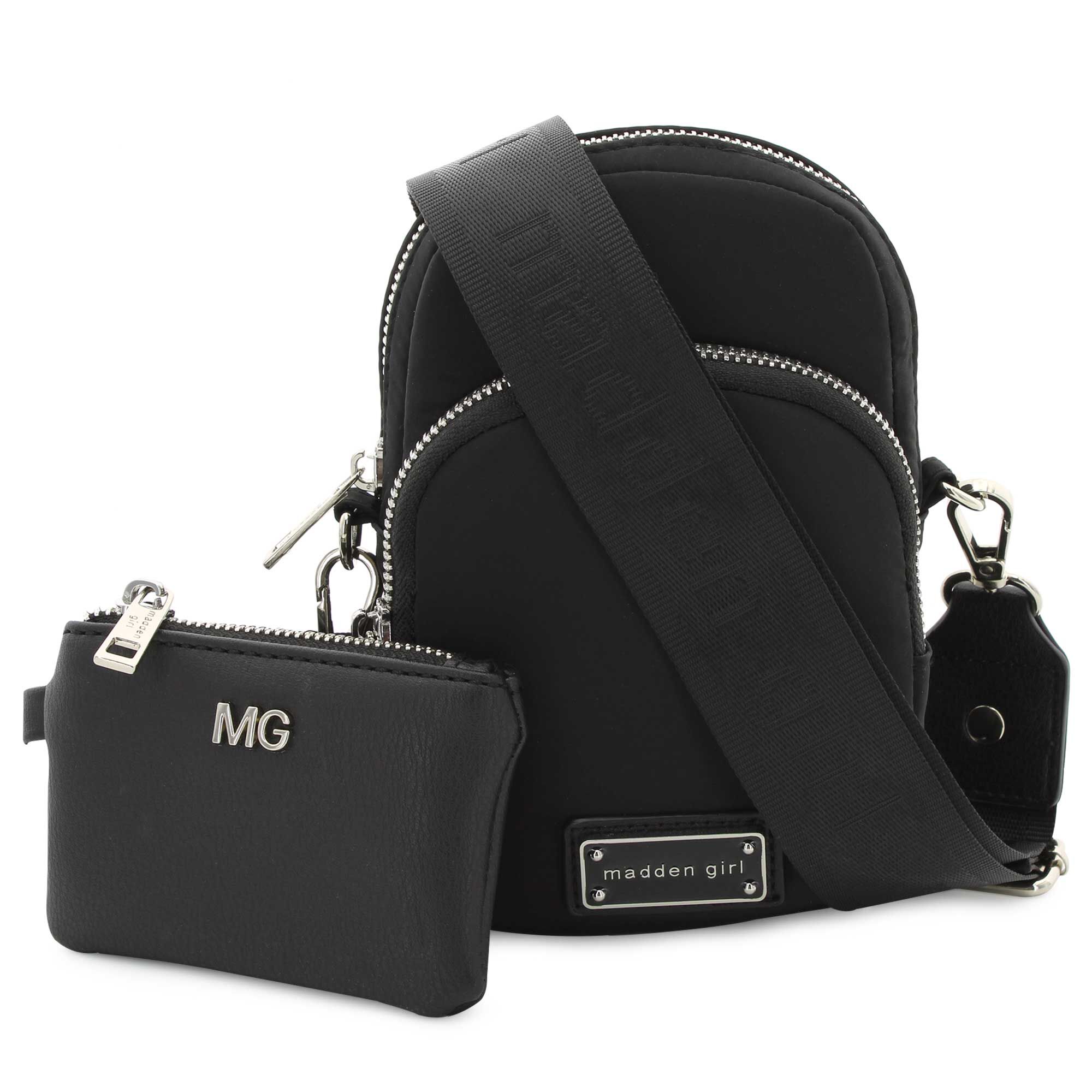 Madden Girl Nylon Crossbody Front View