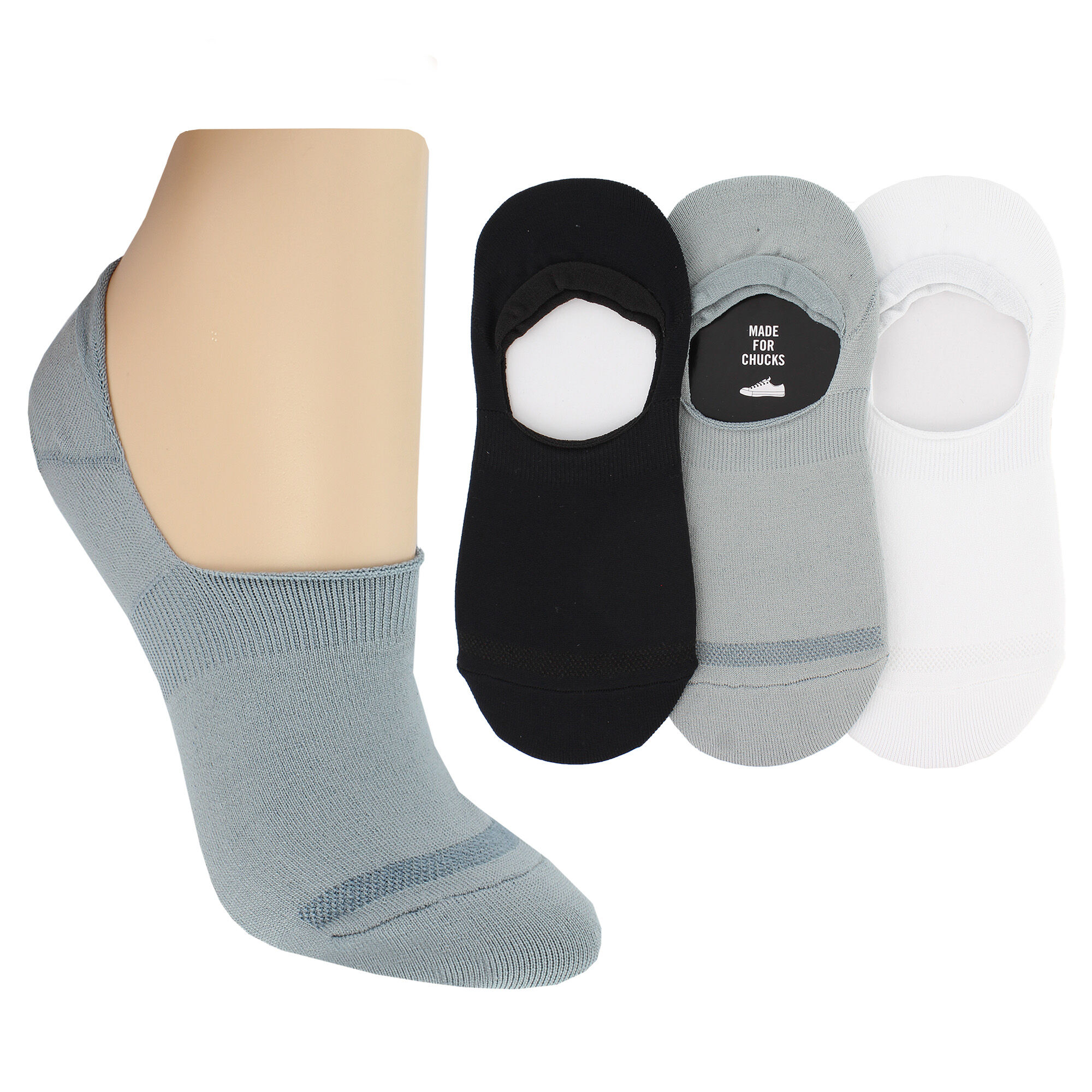 Women's Converse Chucks Liner 3-Pair Pack Women's Converse Chucks Liner 3-Pair Pack, , hi-res