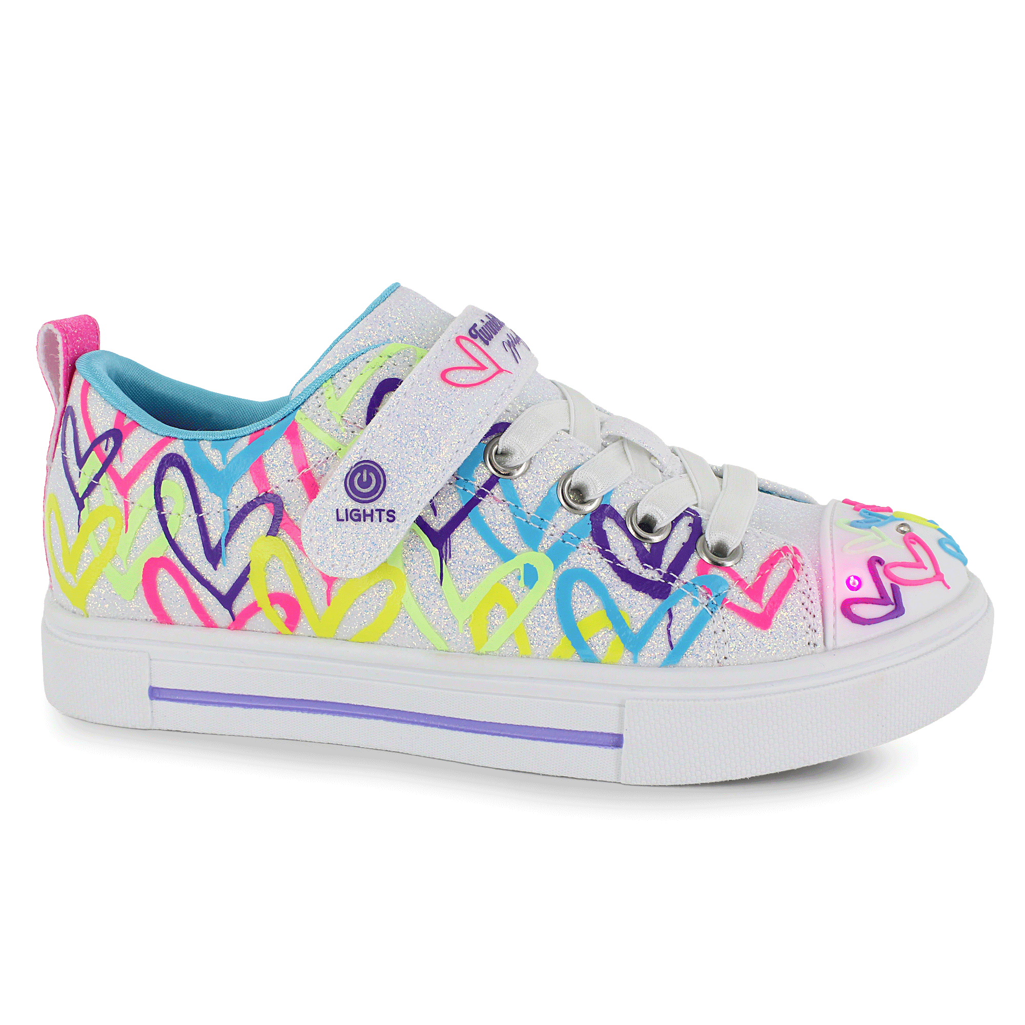 Skechers x JGoldcrown - Twinkle Toes - Love Medley Right Side View