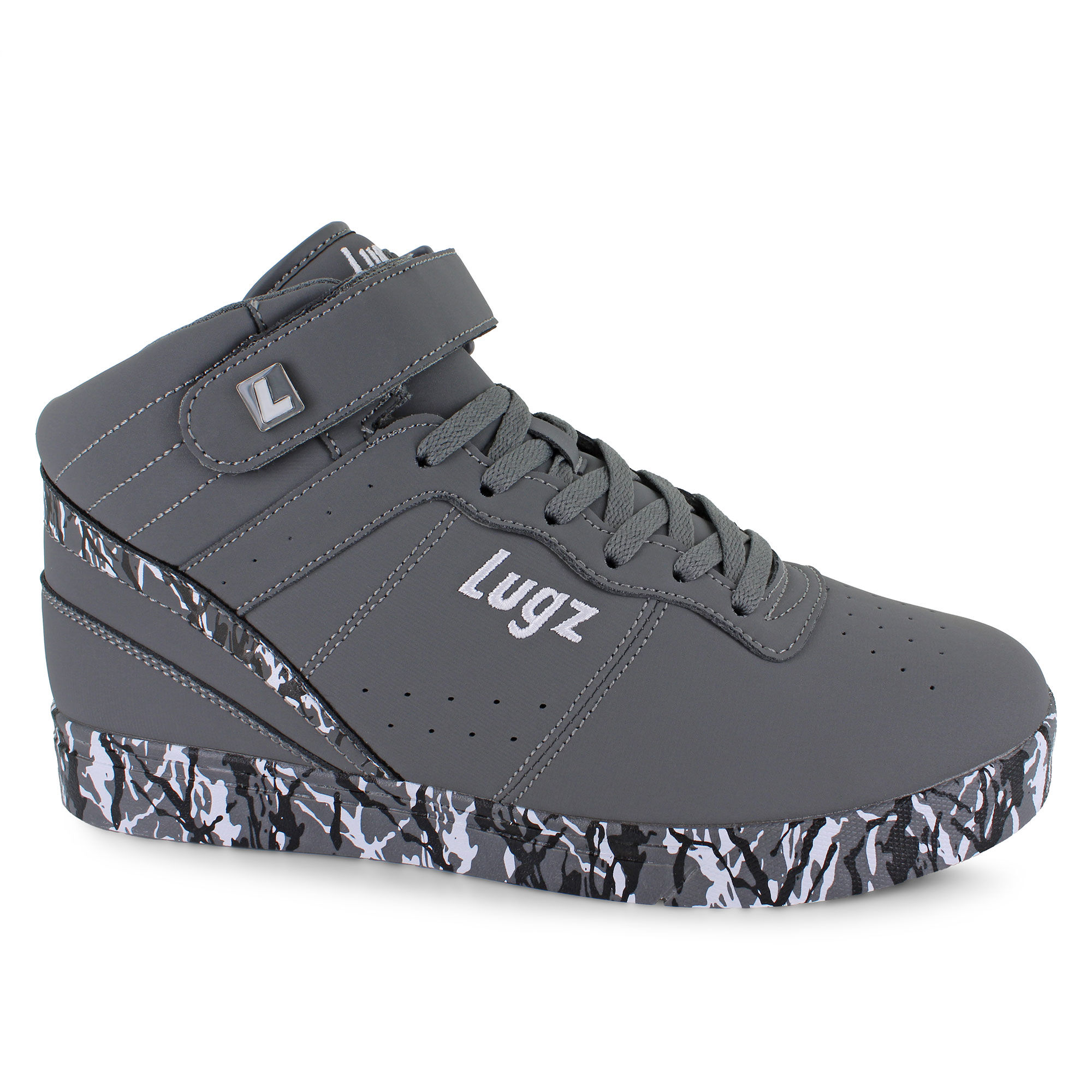 Lugz Warped Mid Splatter Right Side View