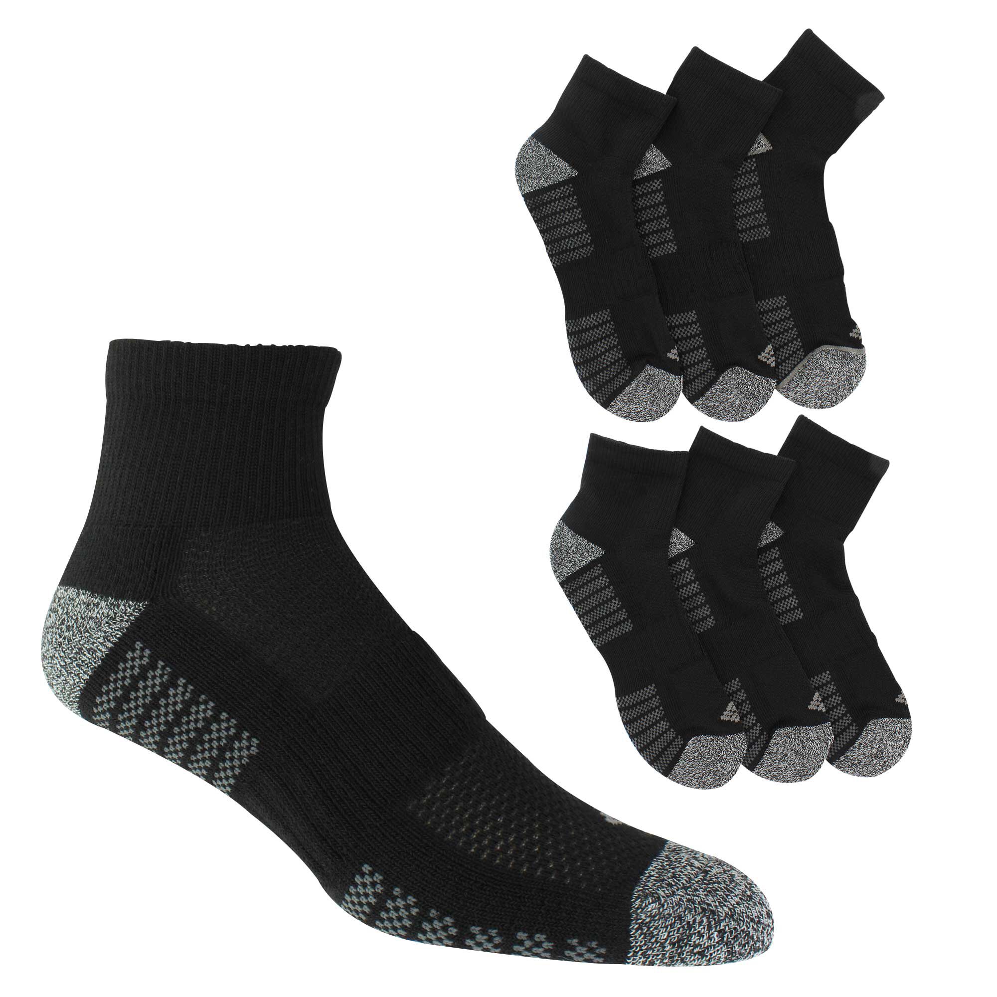 Men's Columbia Sport Quarter 6-Pair Pack Side View With Package