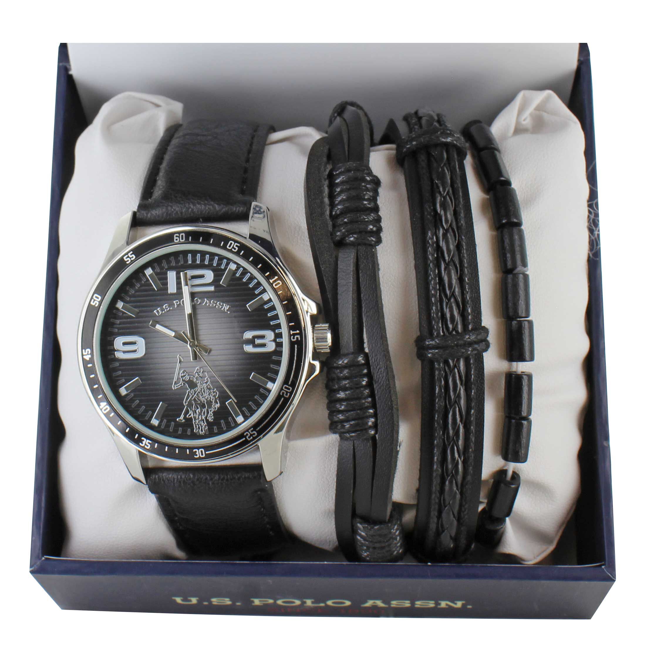 U.S. Polo Association Watch And Bracelet Set Full Set View