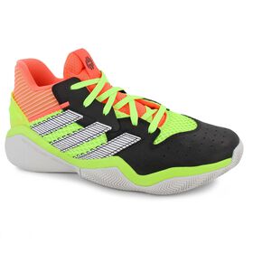 adidas Harden Stepback J, Black/Yellow/Coral, hi-res