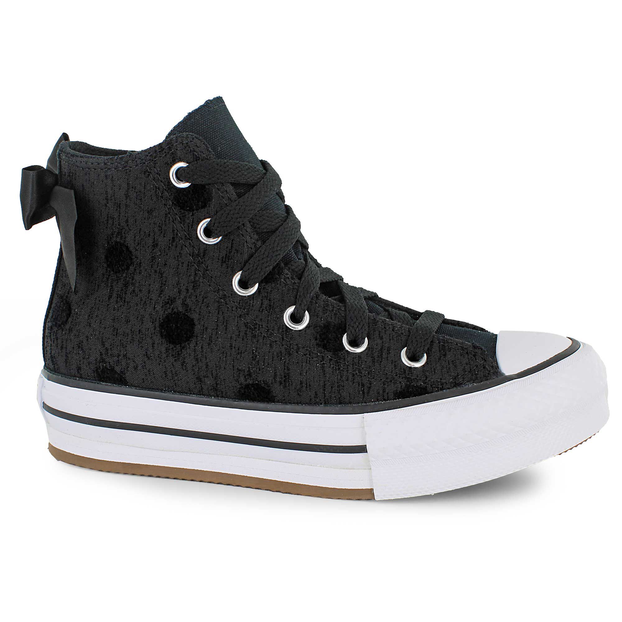 Converse Chuck Taylor All Star EVA Lift Bow Hi Right Side View