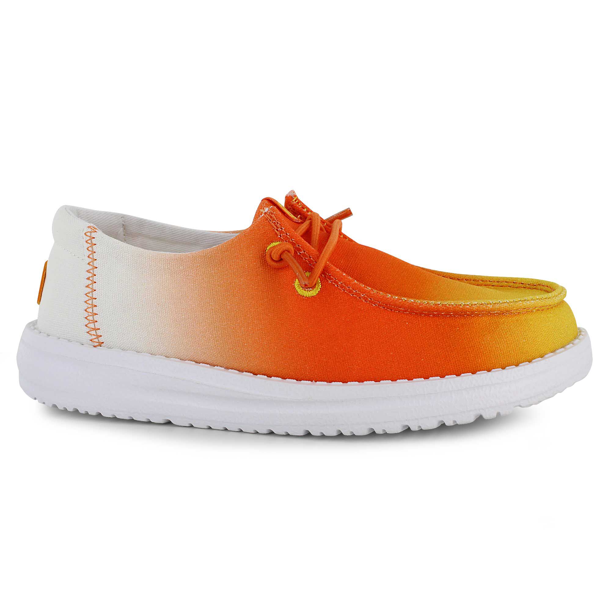 HEYDUDE Wendy Youth Candy Corn Right Side View