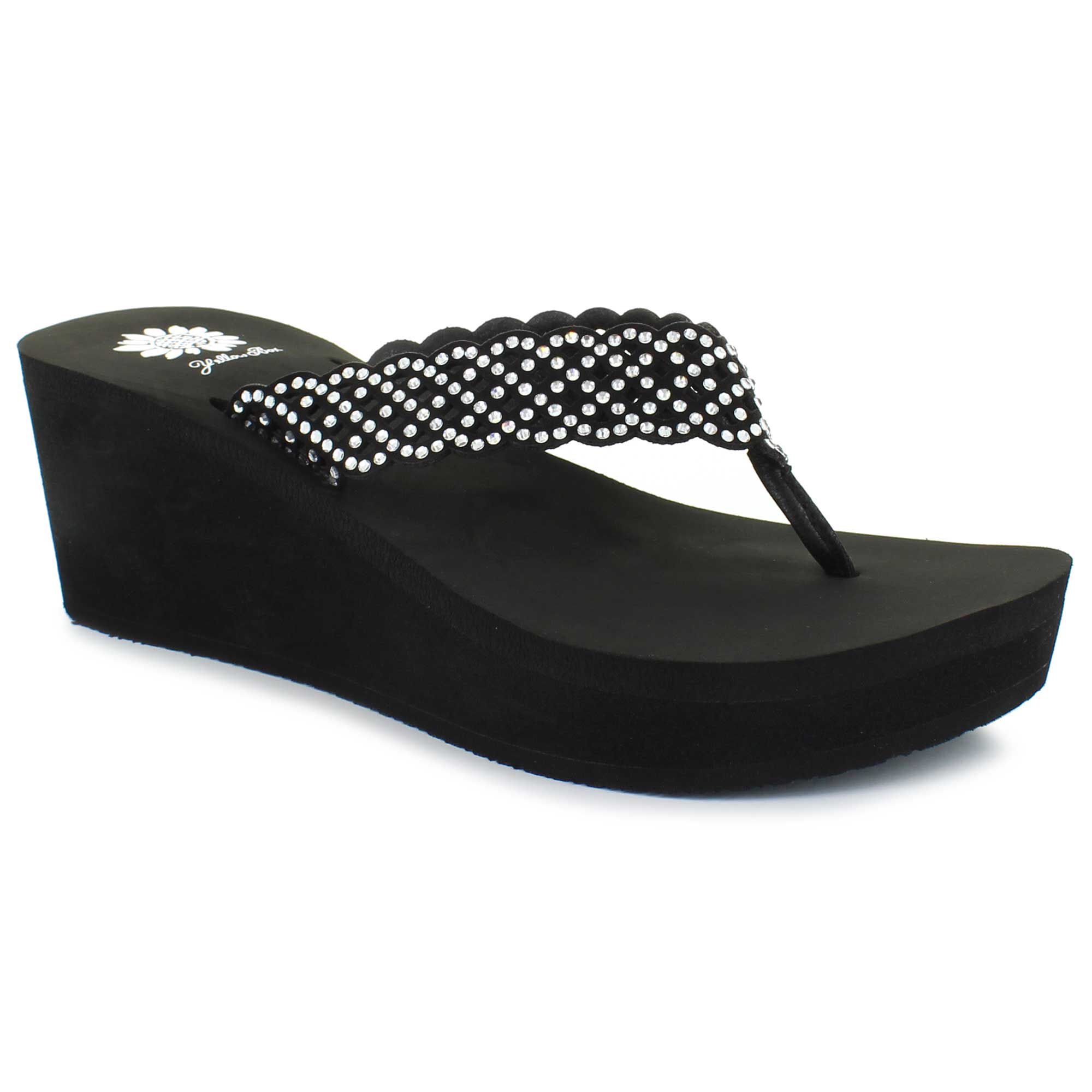 Yellow box new arrivals rhinestone wedges